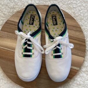 Keds Champion white sneakers – embroidered, size 6.5, excellent condition